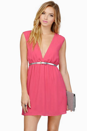 Cheap Pink Day Dress - Pink Dress - Shift Dress - Day Dress - $15 | Tobi US