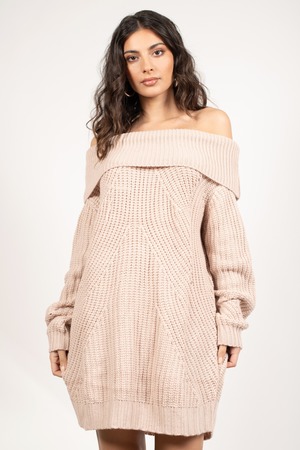 Forgænger sød smag Fugtig Nikki Rose Off The Shoulder Sweater Dress - $48 | Tobi US