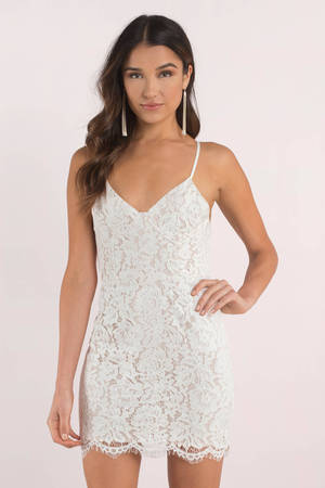 white bodycon dresses for women high