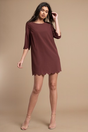 Burgundy Dresses | Maroon Dress, Long Wine Colored Dress | Tobi