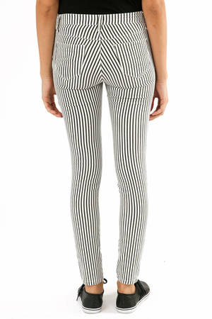 striped overall pants