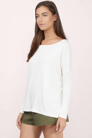 pale ivory shirt