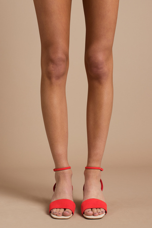 Red Dolce Vita Heels - Bright Summer 