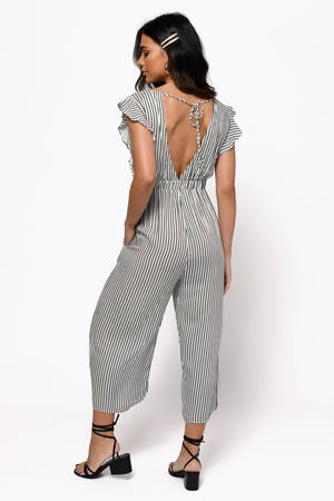 jumpsuit ruffle sleeve