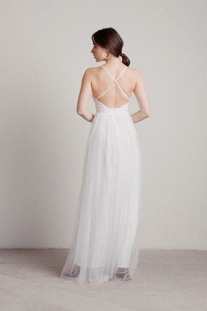 tobi white maxi dress