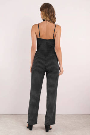 professional black jumpsuit