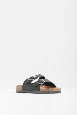  Michiko  Double Buckle Slip On Sandals  32 00 Tobi