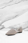 Chinese Laundry Easy Does It Taupe Suede d'Orsay Flats