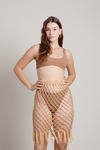 Vibrant Glow Sienna Beaded Crochet Skirt